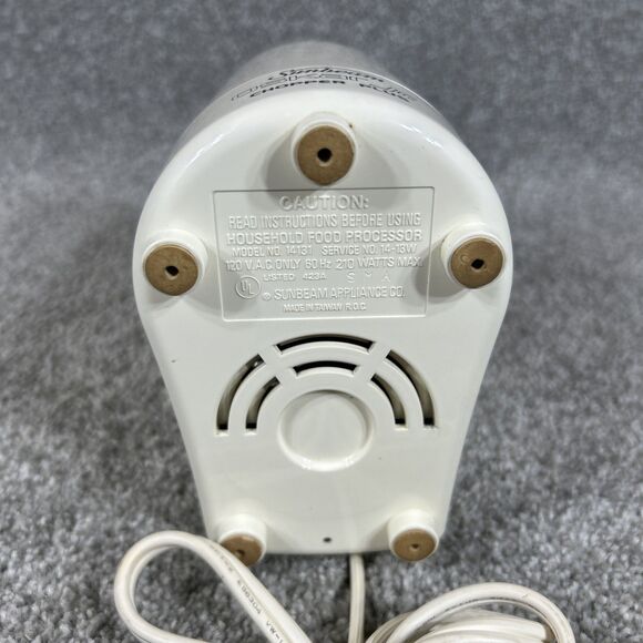 Sunbeam Oskar Jr. Chopper Plus Salad Food Processor Chopper Base Only Tested - Picture 8 of 9